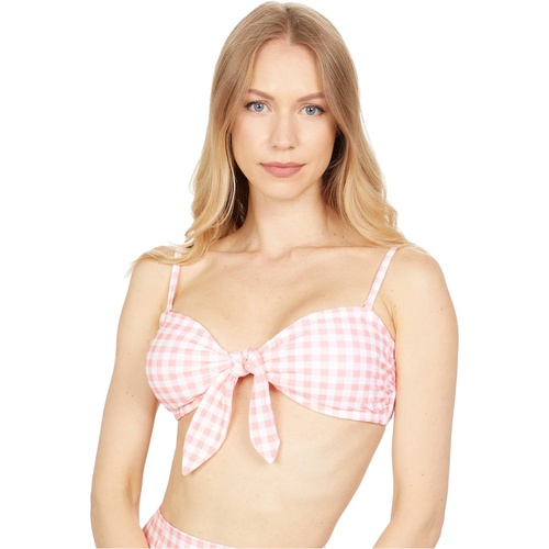  Southern Tide Gingham Bandeau Bikini Top