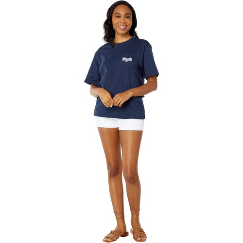  Southern Tide Hayes High-Waist Denim Shorts