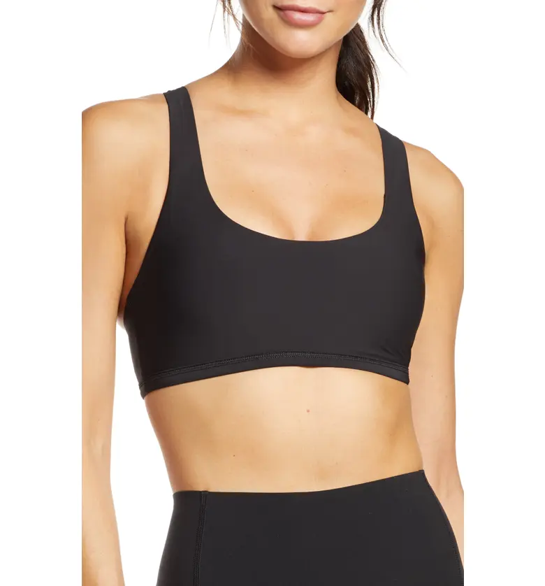 SPANX Low Impact Sports Bra_BLACK