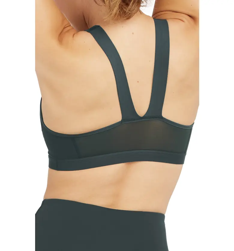 스팽스 SPANX Medium Impact Sports Bra_DARK EMERALD