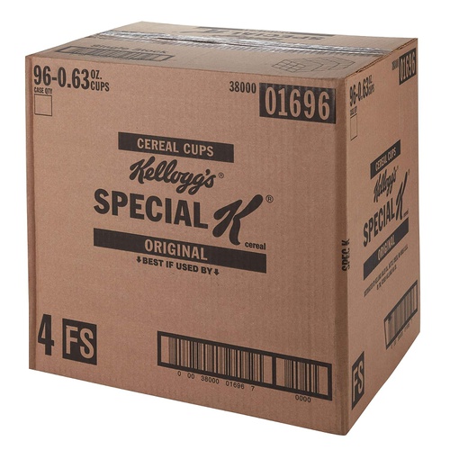  Kelloggs Special K, Breakfast Cereal, Original, .63oz (96 Count)