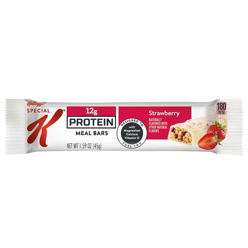  Kelloggs Special K Protein, Meal Bars, Strawberry, School and Office Snacks (20 Bars)