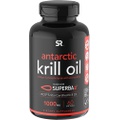 Sports Research Krill Oil Supplement with EPA & DHA Omega 3, Phospholipids & Astaxanthin from Antarctic Krill - Highest Concentration of Krill Oil for Men & Women - 1000mg, 60 Soft