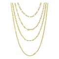 Sterling Forever Four Layer Chain Necklace