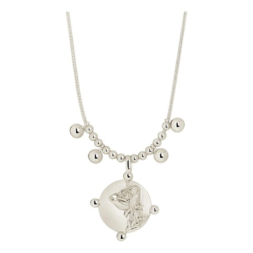  Sterling Forever Fleur Pendant Necklace