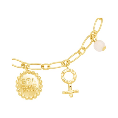  Sterling Forever Louisa Charm Bracelet