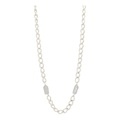 Sterling Forever Pearl Chain Necklace