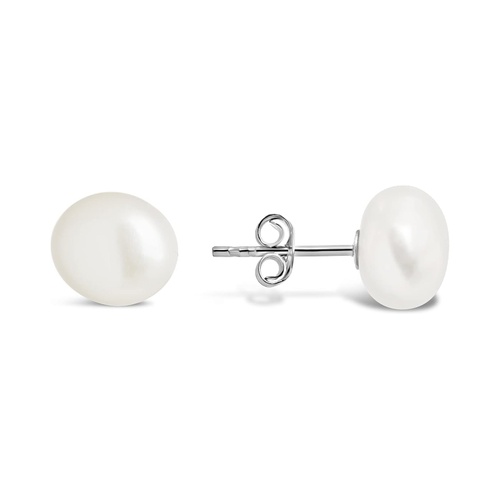  Sterling Forever Baroque Pearl Studs Earrings