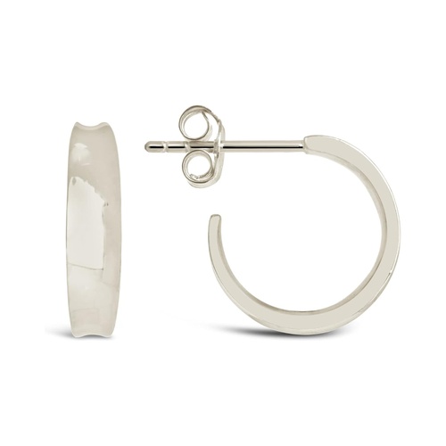  Sterling Forever Graduated Huggie Hoops Earrings