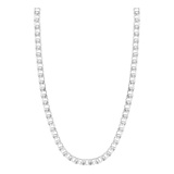 Sterling Forever Interlocking Curb Chain Necklace