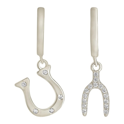  Sterling Forever Kiara Micro Hoops Earrings