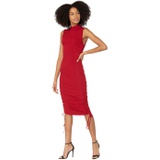 Steve Madden Smoke Show Mock Neck Midi Dress