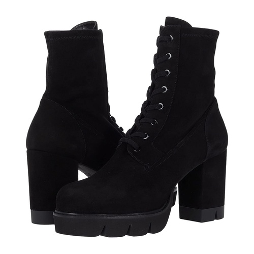  Stuart Weitzman Ande Lace-Up Block Boot