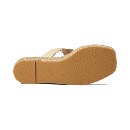  Stuart Weitzman Pearl Buckle Espadrille Sandal