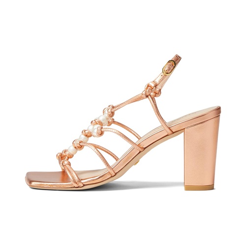  Stuart Weitzman Pearl Knot 80 Block Sandal