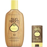 Sun Bum Original Moisturizing Sunscreen Lotion SPF 50 (8 oz) | Face Stick SPF 30 (.45 oz) | Vegan & Reef Friendly | Octinoxate & Oxybenzone Free | Broad Spectrum UVA/UVB Sunscreen