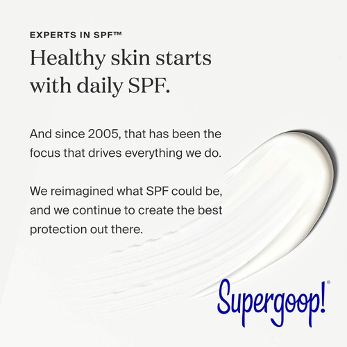  Supergoop! Bright-Eyed 100% Mineral Eye Cream SPF 40, 0.5 fl oz - Hydrating & Illuminating Mineral Sunscreen - Wrinkle Reducing Under Eye Cream For Dark Circles & Puffiness - Reviv