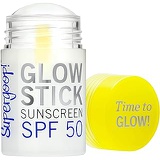 Supergoop! Glow Stick SPF 50, 1.23 oz - Dry Oil Sunscreen Stick for Face & Body - Brightens & Hydrates for a Healthy Glow - Mess-Free, Travel-Friendly SPF