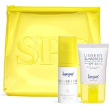 Supergoop! Bright-Eyed & Unseen Kit - 100% Mineral, SPF 40 Eye Cream (0.5 fl oz) & Invisible SPF 40 Face Sunscreen (0.5 fl oz) - Makes a Great Gift