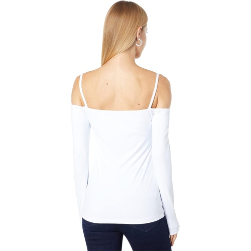  Susana Monaco Thin Strap Cold-Shoulder Top