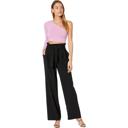  Susana Monaco One Shoulder Crop Top