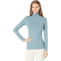 Susana Monaco Mock Neck Long Sleeve Top