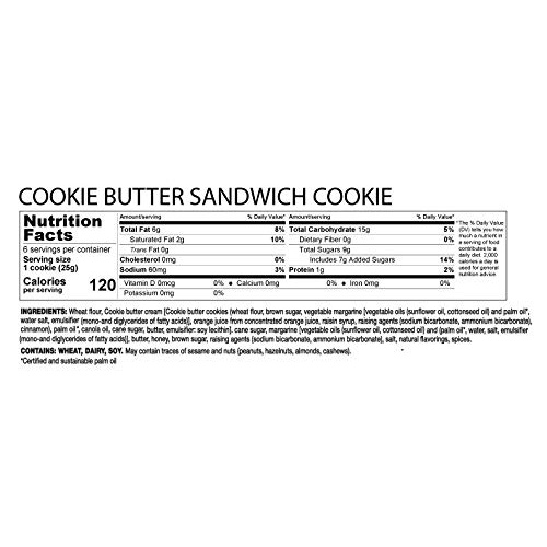  Suzies Cookie Butter Sandwich Cookie