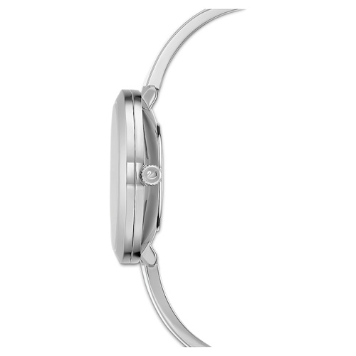 스와로브스키 Swarovski Crystalline Delight watch, Swiss Made, Metal bracelet, White, Stainless steel