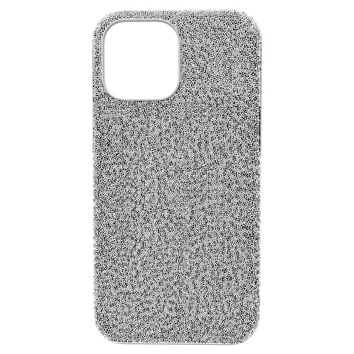 스와로브스키 Swarovski High smartphone case, iPhone 13 Pro Max, Silver tone