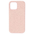 Swarovski High smartphone case, iPhone 13 Pro Max, Pale pink