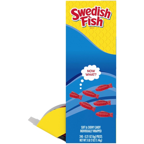  SWEDISH FISH Soft & Chewy Candy, 240 - 0.21 oz Packs