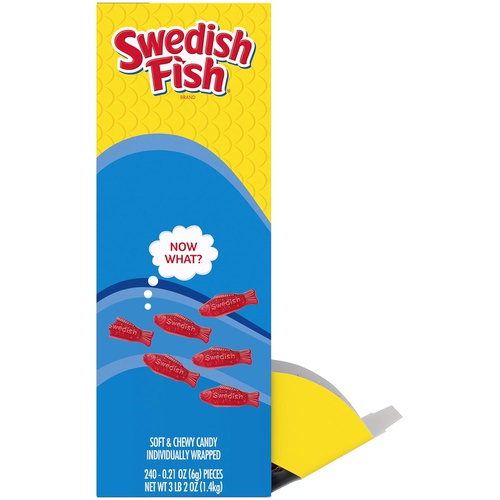  SWEDISH FISH Soft & Chewy Candy, 240 - 0.21 oz Packs