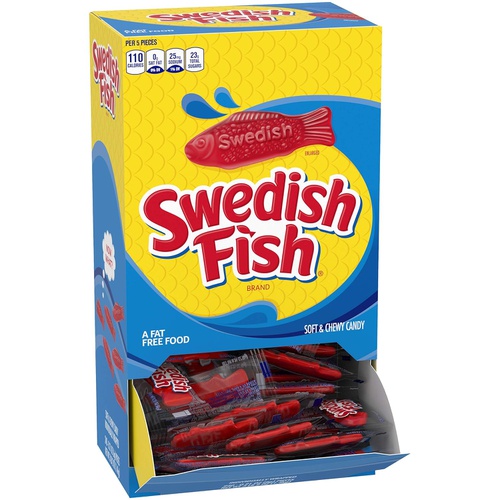  SWEDISH FISH Soft & Chewy Candy, 240 - 0.21 oz Packs