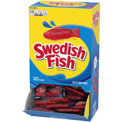  SWEDISH FISH Soft & Chewy Candy, 240 - 0.21 oz Packs