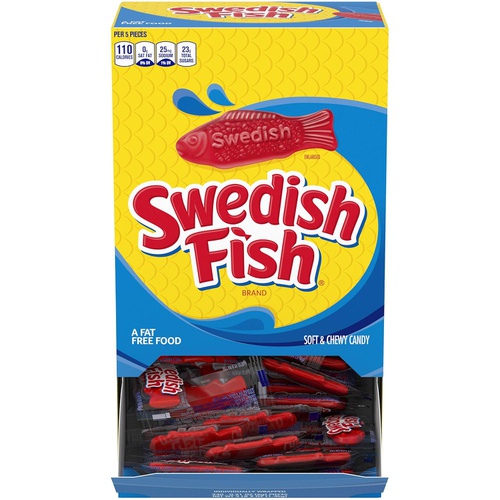  SWEDISH FISH Soft & Chewy Candy, 240 - 0.21 oz Packs