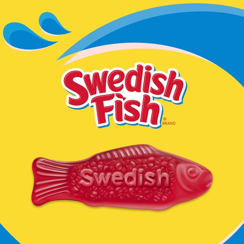  SWEDISH FISH Soft & Chewy Candy, 240 - 0.21 oz Packs