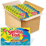 SWEDISH FISH Mini Tropical Soft & Chewy Candy, Easter Candy, 12 - 3.5 oz Boxes