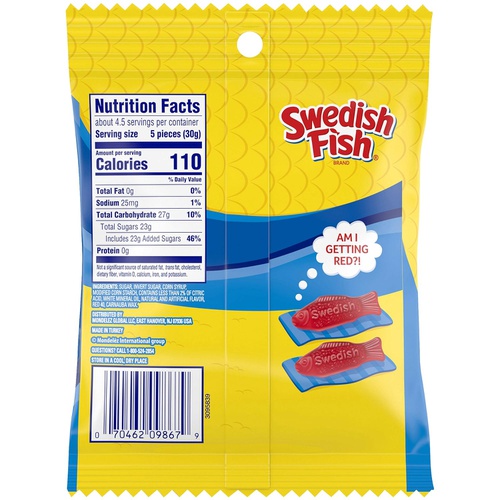  Swedish Fish Soft & Chewy Candy (Original, 5-Ounce Bag)