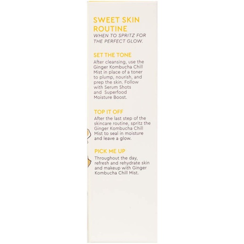 Sweet Chef Ginger Kombucha + Vitamin D Chill Mist - Hydrating Antioxidant-Rich Face Spray - Fights Free Radical Damage, Soothes Skin + Boosts Radiance (70ml / 2.37 fl oz)