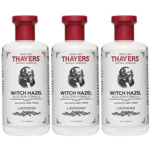  Thayers Alcohol-Free Toner, Lavender, Witch Hazel, 12-Ounces (Pack of 3)