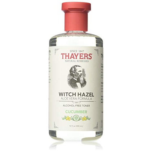  Thayers Witch Hazel Toner With Aloe Vera Formula Alcohol-Free Cucumber - 12 Oz, Pack of 3