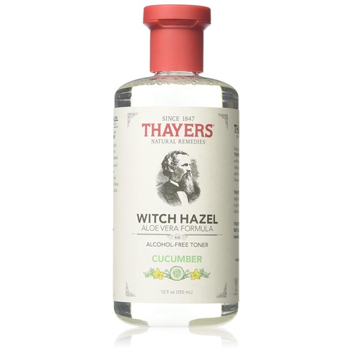  Thayers Witch Hazel Toner With Aloe Vera Formula Alcohol-Free Cucumber - 12 Oz, Pack of 3
