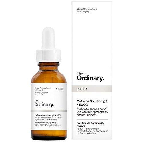  The Ordinary Caffeine Solution 5% + EGCG (30ml) Reduces Eye Puffiness and Dark Circles