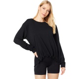 THRIVE SOCIETE Rib Crew Slit Sweatshirt