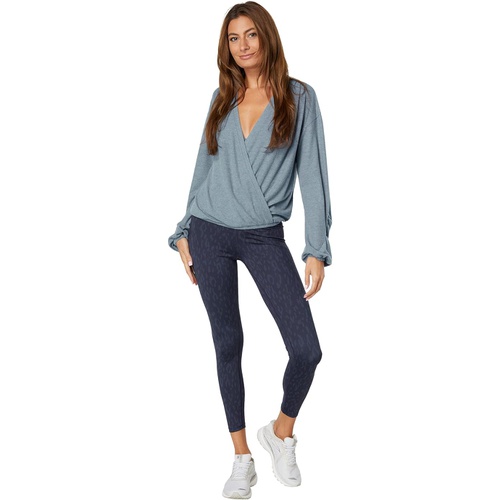  THRIVE SOCIETE Ruched Surplice Pullover