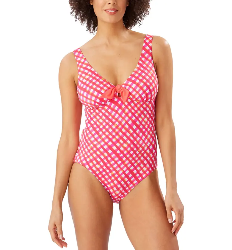 Tommy Bahama Reversible One-Piece Swimsuit_PARADISE CORAL