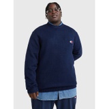 TOMMY JEANS Big And Tall Solid Badge Sweater