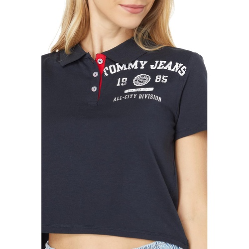 타미힐피거 Tommy Jeans Crop Jersey Polo