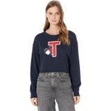 Tommy Jeans Peaking Heart Crop Pullover