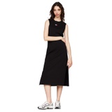 Womens Cotton Logo Badge Midi Tank Dress